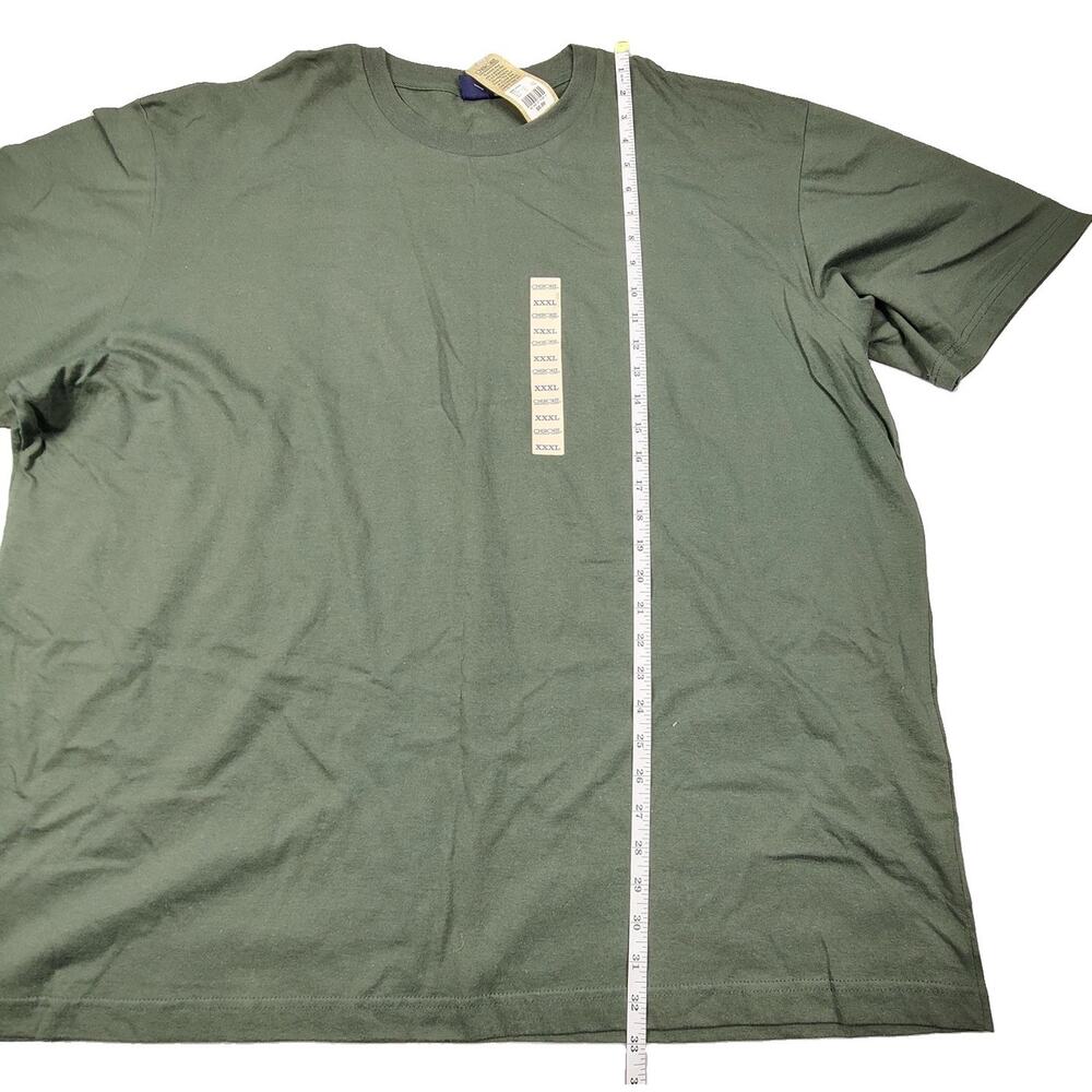 Cherokee Shirt Mens 3XL Green Short Sleeve Crew Neck Cotton Tee Casual T-Shirt - Picture 5 of 9